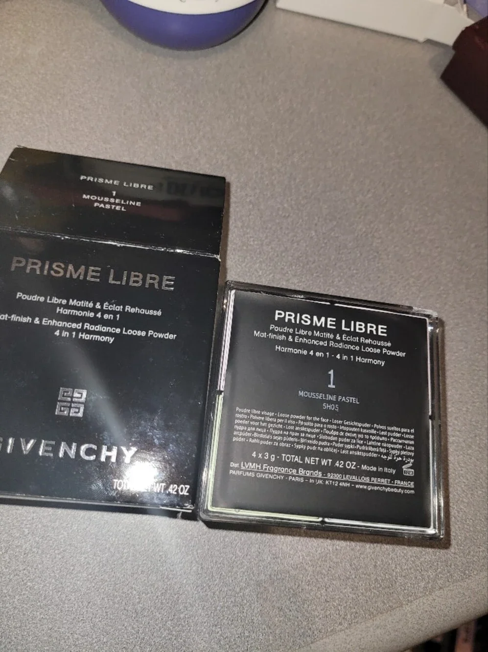 Givenchy Prisme Libre Powder Compact in Black and Silver Accents